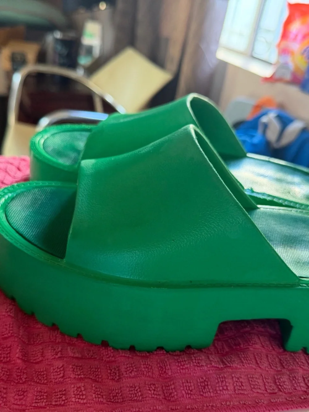 Chunks green platform
